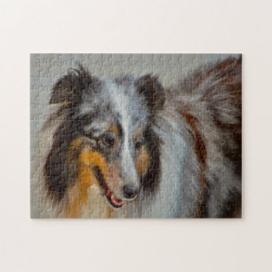 Puzzle Perro de oveja Shetland Jigsaw.