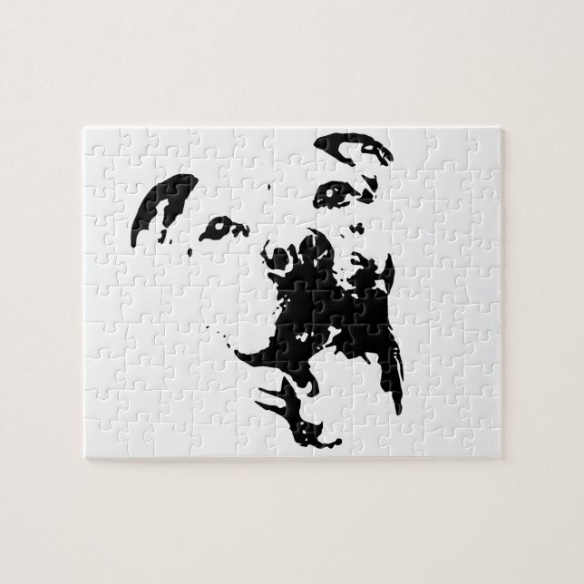 Puzzle Perro de Pitbull (Horizontal)