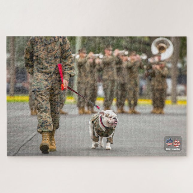 Puzzle PERRO DE SERVICIO MILITAR DE EE. UU. (20x30 pulgad (Horizontal)