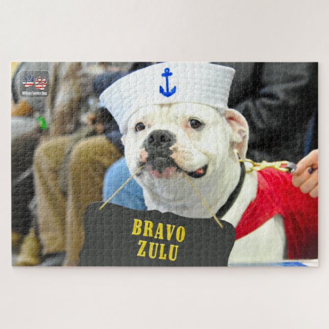 Puzzle PERRO DE SERVICIO MILITAR DE EE. UU. (20x30 pulgad (Horizontal)