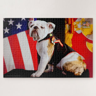 Puzzle PERRO DE SERVICIO MILITAR DE EE. UU. (20x30 pulgad