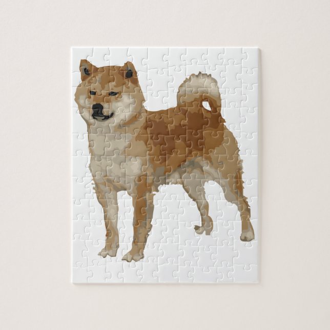 Puzzle Perro de Shiba Inu (Vertical)
