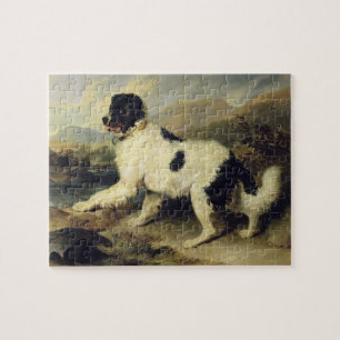 Puzzle Perro de Terranova llamado León, 1824 (aceite en 