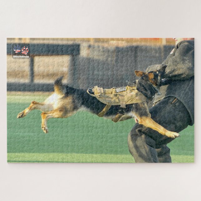 Puzzle PERRO DE TRABAJO MILITAR DE EE. UU. (20x30 pulgada (Horizontal)