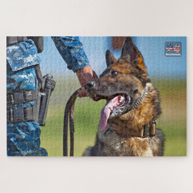 Puzzle PERRO DE TRABAJO MILITAR DE EE. UU. (20x30 pulgada (Horizontal)