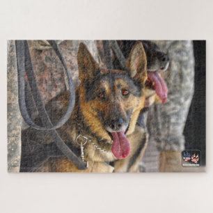 Puzzle PERRO DE TRABAJO MILITAR DE EE. UU. (20x30 pulgada