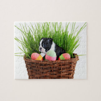 Puzzle Perro del Pascua Boston Terrier