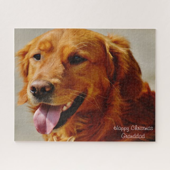 Puzzle Perro del Setter Irlandés. (Horizontal)