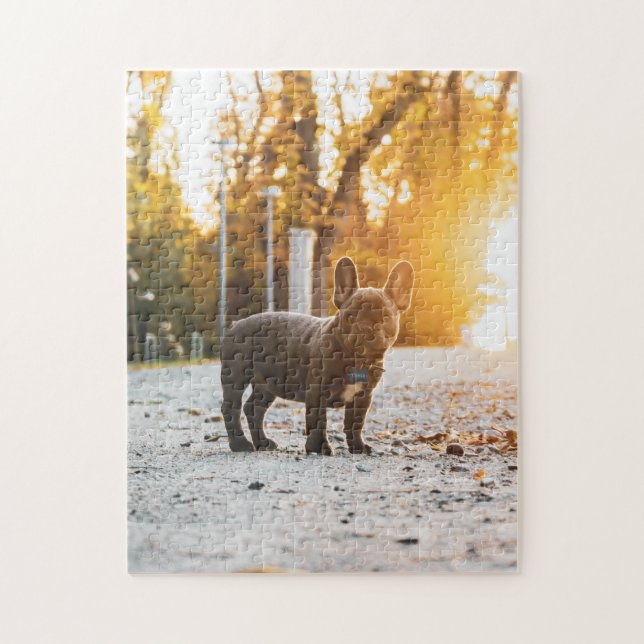 Puzzle Perro desconcerta foto de picapapeles de cachorro  (Vertical)