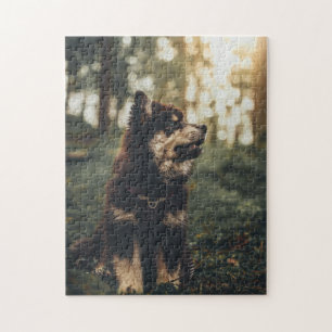 Puzzle Perro desconcerta foto de picapapeles de cachorro 