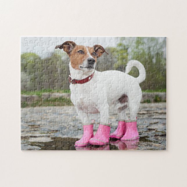 Puzzle Perro En Lluvia (Horizontal)