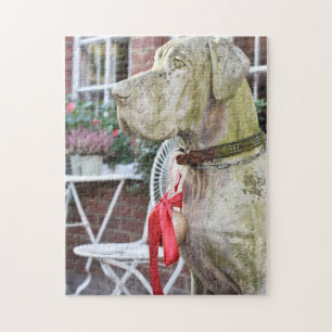 Puzzle Perro en Navidades de Pavilion Road, Londres, Ingl