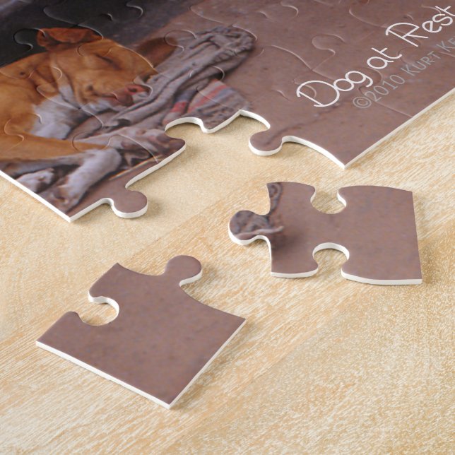 Puzzle Perro en reposo (Lado)