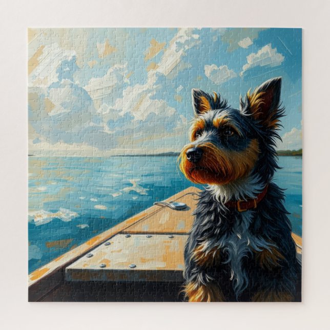 Puzzle Perro en un barco (Vertical)