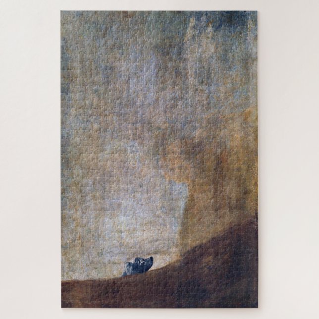 Puzzle Perro, Francisco Goya (Vertical)