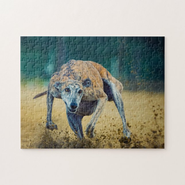 Puzzle Perro Galgo. (Horizontal)