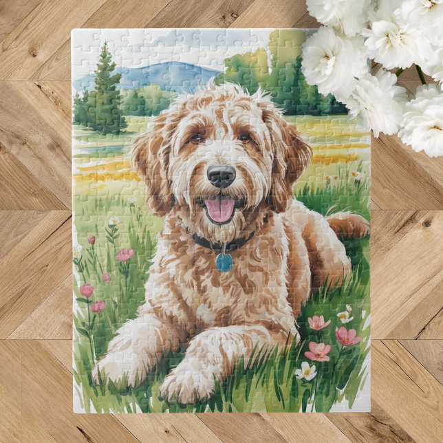 Puzzle Perro Goldendoodle (Subido por el creador)