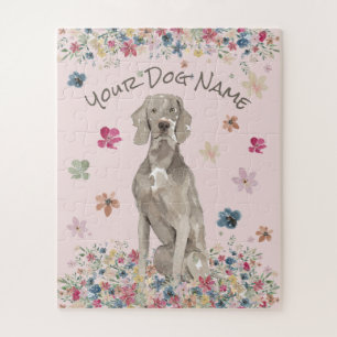 Puzzle Perro grande Weimaraner Vorstehhund