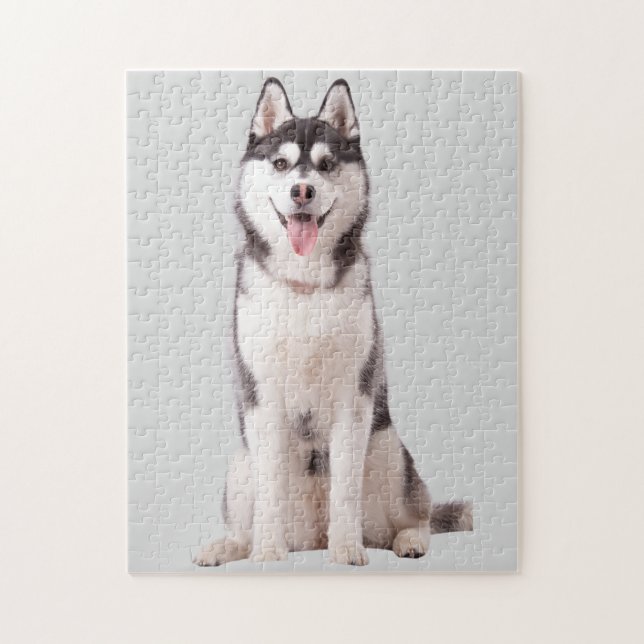 Puzzle Perro Husky Siberiano (Vertical)