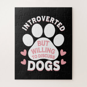 Puzzle Perro Introvertido Pero Dispuesto a Hablar de Perr