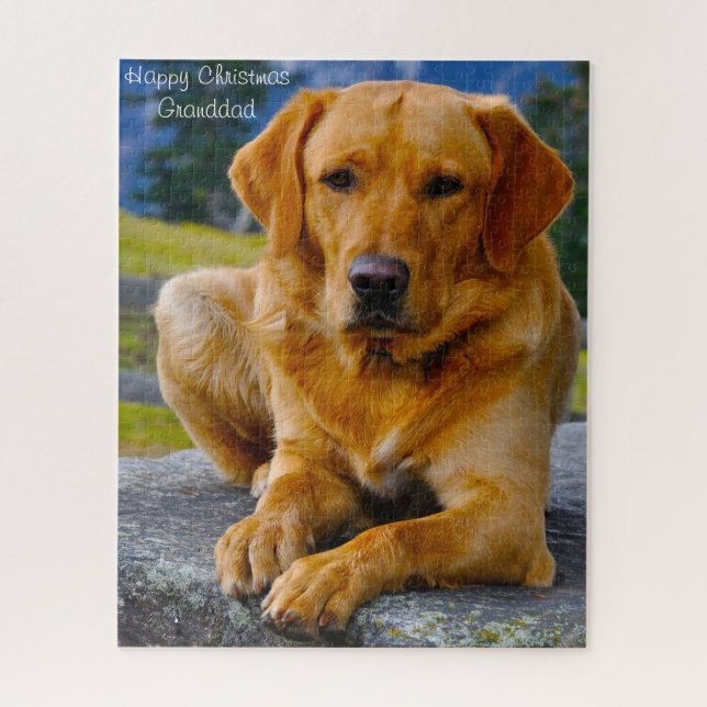 Puzzle Perro Labrador. (Vertical)