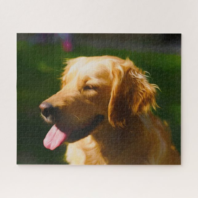 Puzzle Perro Labrador. (Horizontal)