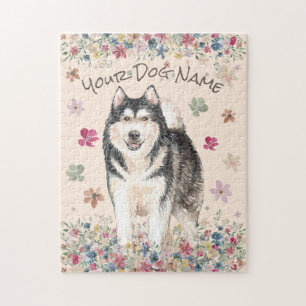 Puzzle Perro Mally Alaskan Malamute