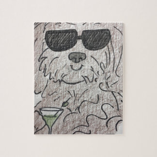 Puzzle Perro martini de Havanese