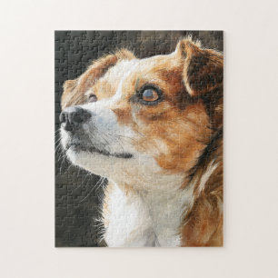 Puzzle Perro mestizo de chihuahua terrier en primer plano