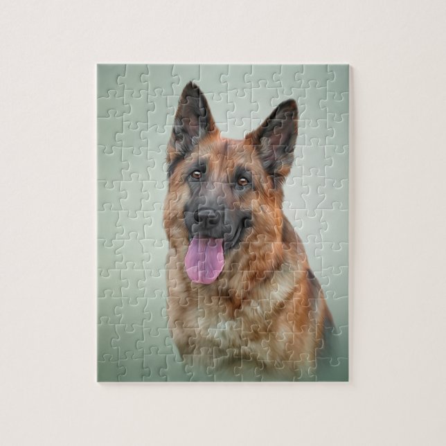Puzzle Perro pastor alemán (Vertical)