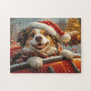 Puzzle Perro Pastor de Anatolia Montaña Rusa Navidad