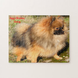Puzzle Perro Pomerania.