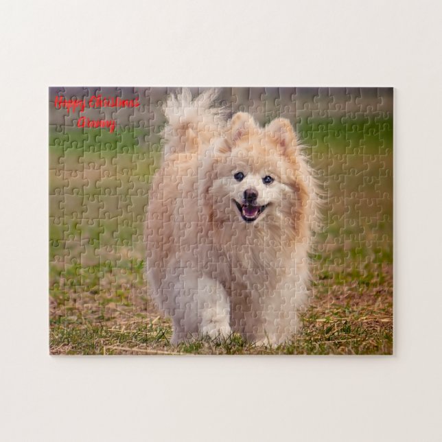 Puzzle Perro Pomerania. (Horizontal)