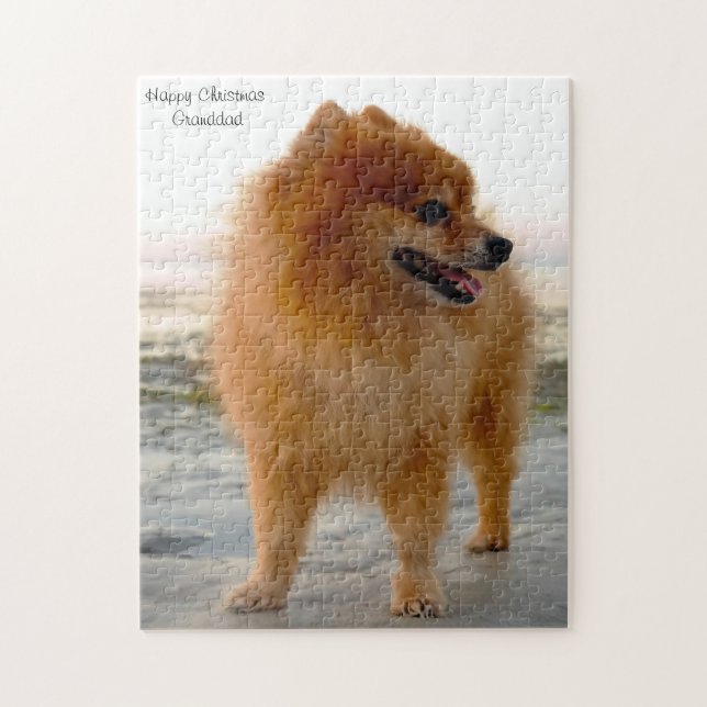 Puzzle Perro Pomerania. (Vertical)