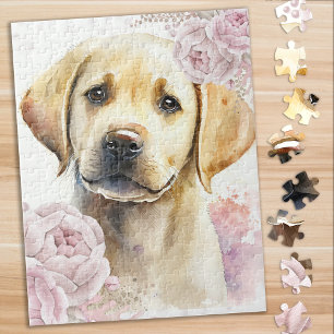 Puzzle Perro porcino porcino amarillo curtido