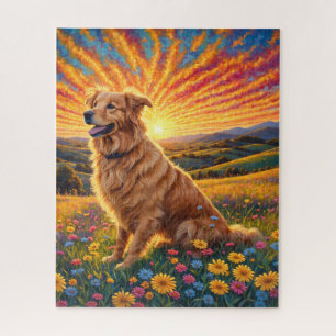 Puzzle Perro Retriever Dorado