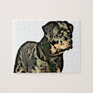 Puzzle Perro Rottweiler