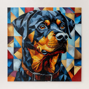 Puzzle Perro Rottweiler