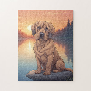 Puzzle Perro sabueso