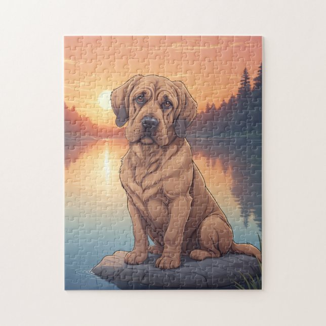 Puzzle Perro sabueso (Vertical)