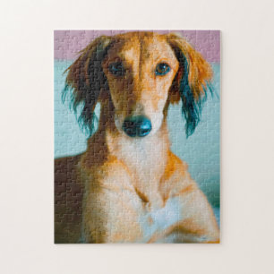 Puzzle Perro Sabueso Persa.
