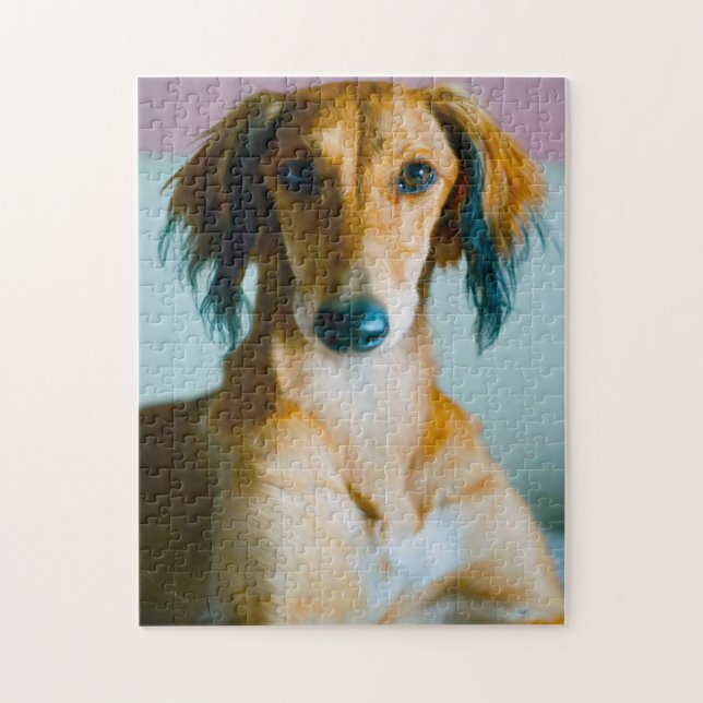 Puzzle Perro Sabueso Persa. (Vertical)