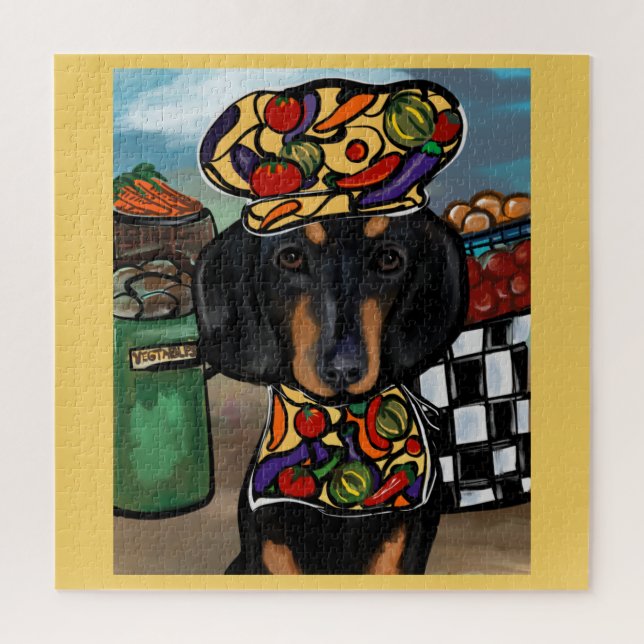 Puzzle Perro salchicha      (Vertical)