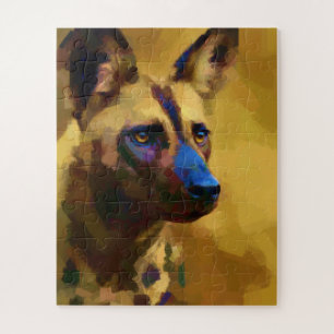 Puzzle Perro salvaje africano