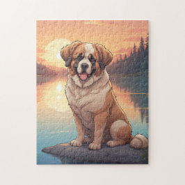 Puzzle perro San Bernardo