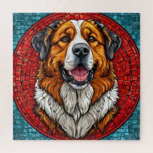 Puzzle perro San Bernardo