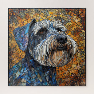 Puzzle Perro Schnauzer Representado con Asombroso Detalle