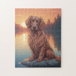 Puzzle perro Setter Irlandés