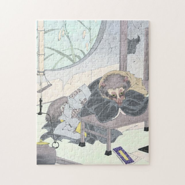 Puzzle Perro Tanuki Ukiyo-e de Raccon del japonés por (Vertical)