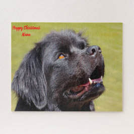 Puzzle Perro Terranova.